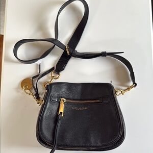 Marc Jacobs Black Leather Crossbody Bag
